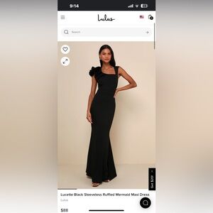 Black Elegant Lulus Dress